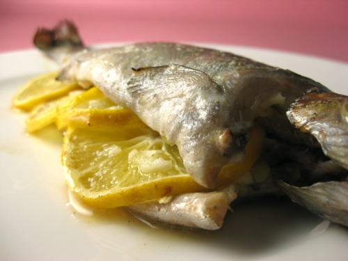 Whole Trout with Lemon