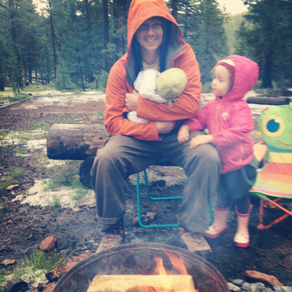Camping in the rain