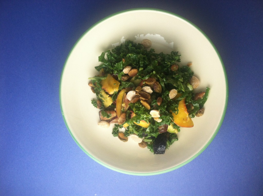 Nut & Fruit Kale Salad